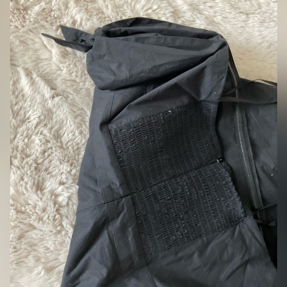 Ann taylor smocked back off shoulder midi dress - Picture 8 of 9